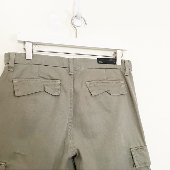 J Brand Croft Olive Green Slouchy Cargo Pants Size 26 Military Inspired Fatigue - Picture 11 of 11